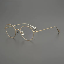 Load image into Gallery viewer, Gatenac Handmade Pure Titanium Glasses Frame Men Vintage Round Eyeglasses Frame Women Ultra Light Luxury Brand Designer Eyewear