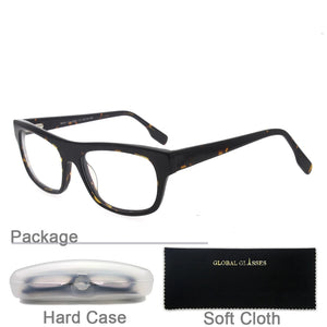 A023   Men Glasses Brands Designer Square Frame Women Eyeglasses Acetate Eye Eyewear
