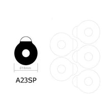 Load image into Gallery viewer, A23P 1000pcs Good Quality Polycarbonate PC Lens Adhesive Blocking Pads Double-side Sticker 6 Sizes Options 18mm/21mm/24mm/17mm