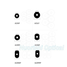 Load image into Gallery viewer, A23P 1000pcs Good Quality Polycarbonate PC Lens Adhesive Blocking Pads Double-side Sticker 6 Sizes Options 18mm/21mm/24mm/17mm