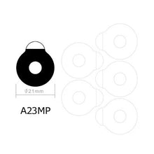 Load image into Gallery viewer, A23P 1000pcs Good Quality Polycarbonate PC Lens Adhesive Blocking Pads Double-side Sticker 6 Sizes Options 18mm/21mm/24mm/17mm