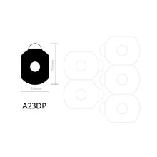 Load image into Gallery viewer, A23P 1000pcs Good Quality Polycarbonate PC Lens Adhesive Blocking Pads Double-side Sticker 6 Sizes Options 18mm/21mm/24mm/17mm