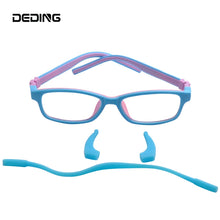Load image into Gallery viewer, AGE 10-13 Years Kids Eyeglasses Frame Ultra-light Glasses For Children 14G TR90&amp;Silicon Frame/Temple  Screwless Eyewear49mm-15mm