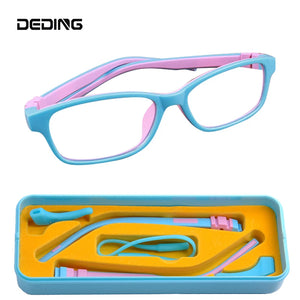 AGE 10-13 Years Kids Eyeglasses Frame Ultra-light Glasses For Children 14G TR90&Silicon Frame/Temple  Screwless Eyewear49mm-15mm