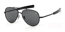 Carica l&#39;immagine nel visualizzatore di Gallery, AO Aviation Sunglasses Men women  American Army Military Optical retro oval driving glasses pilot Oculos de sol masculino