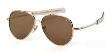 Carica l&#39;immagine nel visualizzatore di Gallery, AO Aviation Sunglasses Men women  American Army Military Optical retro oval driving glasses pilot Oculos de sol masculino