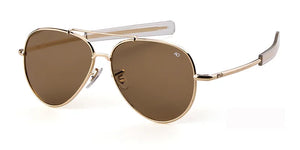 AO Aviation Sunglasses Men women  American Army Military Optical retro oval driving glasses pilot Oculos de sol masculino
