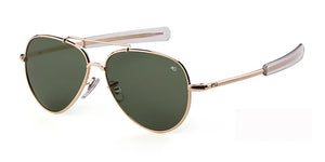 AO Aviation Sunglasses Men women  American Army Military Optical retro oval driving glasses pilot Oculos de sol masculino