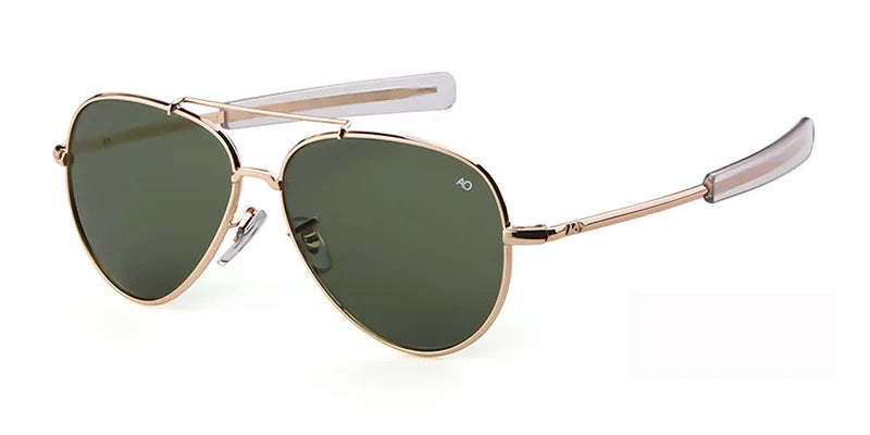 AO Aviation Sunglasses Men women  American Army Military Optical retro oval driving glasses pilot Oculos de sol masculino