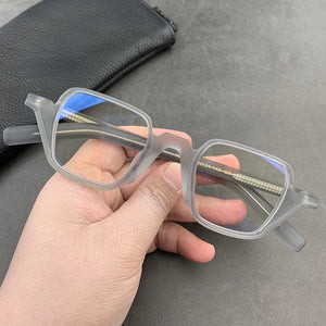 Acetate Glasses Frame Men Women Vintage Small Square Glasses Optical Myopia Prescription Eyeglasses Frames Clear Eyewear Oculos