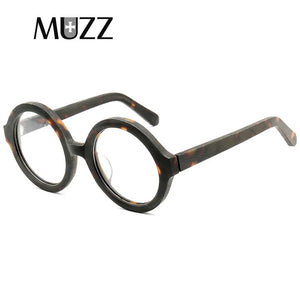Acetate Optical Eyeglasses Frame Men  Retro Vintage Round Eye Glasses Women Spectacles Man Woman Optical Nerd Eyewear Zolman