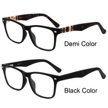Load image into Gallery viewer, Acetate Optical Glasses Frame Men Women Eyeglasses Spectacles Decorative Myopia Clear Lens Optical Prescription Black CMG7068