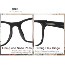 Load image into Gallery viewer, Acetate Optical Glasses Frame Men Women Eyeglasses Spectacles Decorative Myopia Clear Lens Optical Prescription Black CMG7068