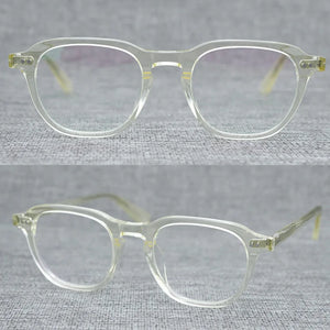 Acetate Square Glasses Frame Women Men Vintage Transparent Clear Glasses Optical Prescription Eyeglasses Frames Eyewear Oculos