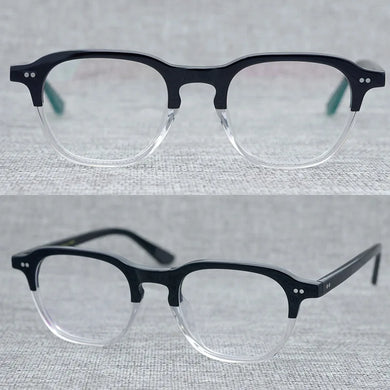 Occhiali quadrati in acetato Montatura per donna Uomo Occhiali vintage trasparenti trasparenti Occhiali da vista ottici Montature per occhiali Oculos