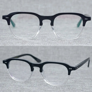 Acetate Square Glasses Frame Women Men Vintage Transparent Clear Glasses Optical Prescription Eyeglasses Frames Eyewear Oculos