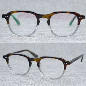 Acetate Square Glasses Frame Women Men Vintage Transparent Clear Glasses Optical Prescription Eyeglasses Frames Eyewear Oculos