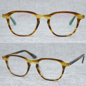Acetate Square Glasses Frame Women Men Vintage Transparent Clear Glasses Optical Prescription Eyeglasses Frames Eyewear Oculos