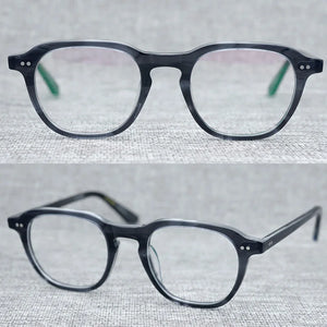Acetate Square Glasses Frame Women Men Vintage Transparent Clear Glasses Optical Prescription Eyeglasses Frames Eyewear Oculos