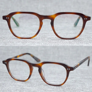 Acetate Square Glasses Frame Women Men Vintage Transparent Clear Glasses Optical Prescription Eyeglasses Frames Eyewear Oculos