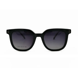 Acetate Square Shape 2 in 1 Trendy Optical Glasses Frame with Magnetic Clip Flip Up Polarized Sunglasses Lenses 7071
