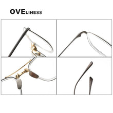 Load image into Gallery viewer, Acetate Titanium Glasses Frame Men   Vintage Square Prescription Myopia Eyeglasses frames Women Optical Spectacles Eyewear