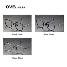Load image into Gallery viewer, Acetate Titanium Glasses Frame Men   Vintage Square Prescription Myopia Eyeglasses frames Women Optical Spectacles Eyewear