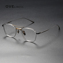 Load image into Gallery viewer, Acetate Titanium Glasses Frame Men   Vintage Square Prescription Myopia Eyeglasses frames Women Optical Spectacles Eyewear