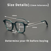 Load image into Gallery viewer, Acetate Top-notch Japanese Style Sunglasses Frames of Top Quality Men  Eyeglasses with Case