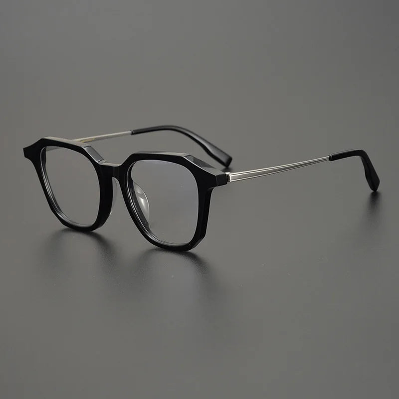 Acetate Top-notch Japanese Style Sunglasses Frames of Top Quality Men  Eyeglasses with Case