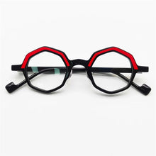 Load image into Gallery viewer, Acetate Vintage Glasses Vintage Men Myopia Optical Prescription Oval Polygon Eyeglasses Frame Women Japanese Style Eyewear