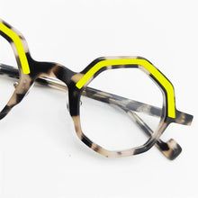 Load image into Gallery viewer, Acetate Vintage Glasses Vintage Men Myopia Optical Prescription Oval Polygon Eyeglasses Frame Women Japanese Style Eyewear