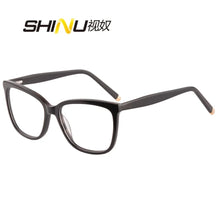 Carica l&#39;immagine nel visualizzatore di Gallery, Acetate frame reading glasses for women near and far multifocal eyeglasses myopia women glasses resin lenses shipping customized
