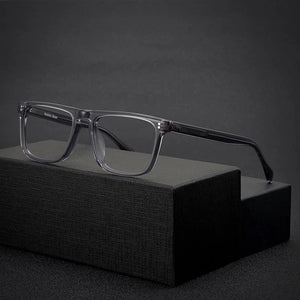 Acetate square frame glasses for men vintage tortoiseshell handmade optical glasses frames make prescription glasses progressive