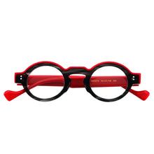 Carica l&#39;immagine nel visualizzatore di Gallery, Acrylic Glasses Frame 2024 In Retro Round Men And Women Glasses Frame Personalized Two-color  Optical Prescription Frame 23210