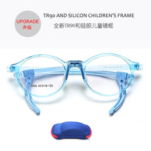 Load image into Gallery viewer, Adjustable Temples Flexible TR90 Children&#39;s Optical Frames Non Slipping Silicon Eyeglasses Soft Boys Girls Colourful Spectacles