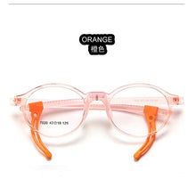 Load image into Gallery viewer, Adjustable Temples Flexible TR90 Children&#39;s Optical Frames Non Slipping Silicon Eyeglasses Soft Boys Girls Colourful Spectacles