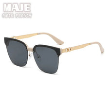 Load image into Gallery viewer, Advanced sunglasses for women with large frame and small polarized light, UV resistant driving sunglasses