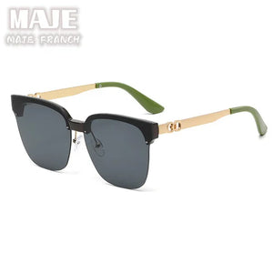 Advanced sunglasses for women with large frame and small polarized light, UV resistant driving sunglasses