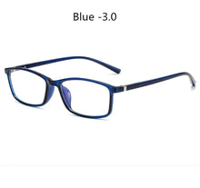 Load image into Gallery viewer, Agstum Classic Anti-blue Light Myopia Eyeglasses Men Women Shortsighted Nearsighted Eyewear -1.0 -1.5 -2.0 -2.5 -3.0 -3.5 -4.5