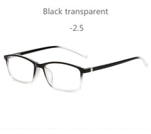 Load image into Gallery viewer, Agstum Classic Anti-blue Light Myopia Eyeglasses Men Women Shortsighted Nearsighted Eyewear -1.0 -1.5 -2.0 -2.5 -3.0 -3.5 -4.5