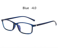Load image into Gallery viewer, Agstum Classic Anti-blue Light Myopia Eyeglasses Men Women Shortsighted Nearsighted Eyewear -1.0 -1.5 -2.0 -2.5 -3.0 -3.5 -4.5