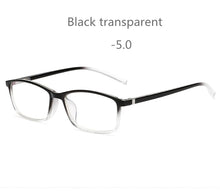Load image into Gallery viewer, Agstum Classic Anti-blue Light Myopia Eyeglasses Men Women Shortsighted Nearsighted Eyewear -1.0 -1.5 -2.0 -2.5 -3.0 -3.5 -4.5