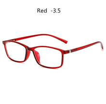 Load image into Gallery viewer, Agstum Classic Anti-blue Light Myopia Eyeglasses Men Women Shortsighted Nearsighted Eyewear -1.0 -1.5 -2.0 -2.5 -3.0 -3.5 -4.5
