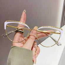 Load image into Gallery viewer, Ahora Personalised Ladies Butterfly Glasses Frames Unique Design Anti Blue Light Computer Reading Glasses Eyewear Frame Female
