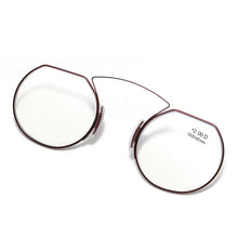 Load image into Gallery viewer, Ahora  Portable Nose ClipReading Glasses Stick On Phone Blue Light Presbyopia Eyeglasses WIth Case  For Men&amp;Women