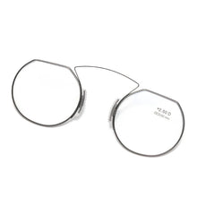 Load image into Gallery viewer, Ahora  Portable Nose ClipReading Glasses Stick On Phone Blue Light Presbyopia Eyeglasses WIth Case  For Men&amp;Women