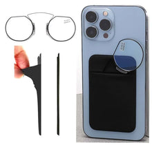 Load image into Gallery viewer, Ahora  Portable Nose ClipReading Glasses Stick On Phone Blue Light Presbyopia Eyeglasses WIth Case  For Men&amp;Women