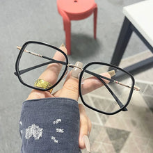 Carica l&#39;immagine nel visualizzatore di Gallery, Ahora Retro Oversized Finished Myopia Glasses Frame With Diopters for Women Men Ins Style Square Large Frame Spectacles Frames