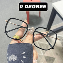 Load image into Gallery viewer, Ahora Retro Oversized Finished Myopia Glasses Frame With Diopters for Women Men Ins Style Square Large Frame Spectacles Frames